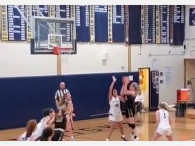 River Dell varsity girls basketball team rallies in the 4th quarter to down Old Tappan 