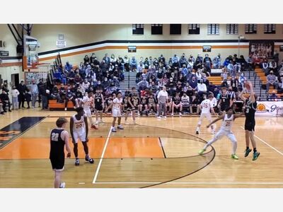 River Dell varsity boys basketball team eight-game winning streak ends in a loss to Bergen Catholic in the Bergen County Jamboree