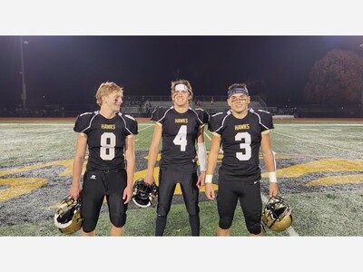 River Dell Golden Hawks Varsity Football Team soars past Vernon 35-14 in the North Jersey Section 1, Group 3 Quarterfinals
