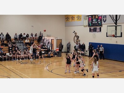 River Dell Varsity Girls Basketball Team shows grit and mettle in an overtime loss to Tenafly in the Bergen County Women's Coaches Association Tournament Round of 16
