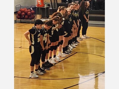 River Dell Varsity Girls Basketball Team fends off Northern Highlands in the 2023-24 regular season home opener