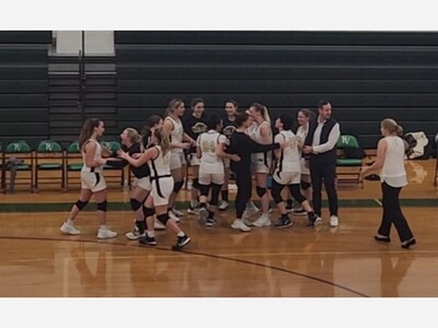 River Dell Varsity Girls Basketball Team stages furious fourth-quarter comeback to stun Old Tappan in the Joe Poli Tournament