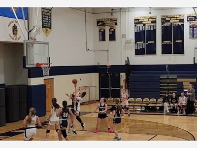 River Dell Varsity Girls Basketball Team unleashes relentless defense in regular-season finale win over Indian Hills