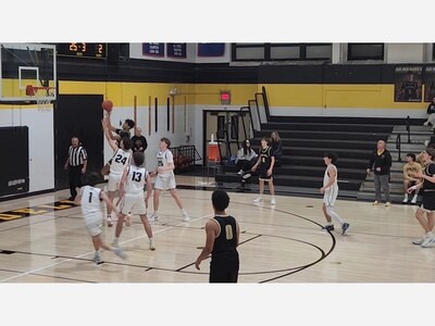 River Dell Varsity Boys Basketball Team snaps losing skid with a win over Indian Hills