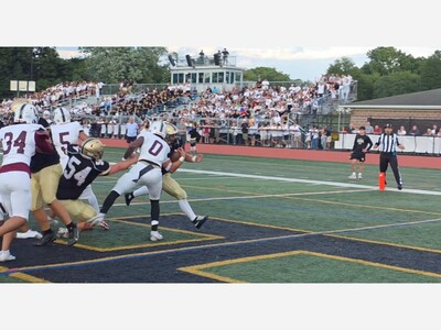 River Dell Golden Hawks Varsity Football Team shows resilience in 2025 regular season and home opener loss to Nutley