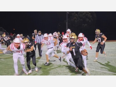 River Dell Golden Hawks Varsity Football Team's winning streak ends in regular season finale loss to Westwood