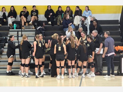 River Dell Varsity Girls Basketball Team emerges victorious after a hard-fought battle against Westwood