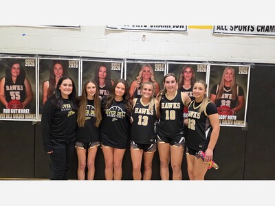 River Dell Varsity Girls Basketball Team pushes winning streak to five in victory over Mahwah on Senior Night